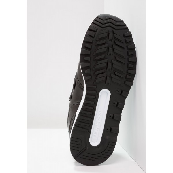 New Balance Leder 574 Low Sportschuhe für Frauen - Anthrazit Schwarz Weiß