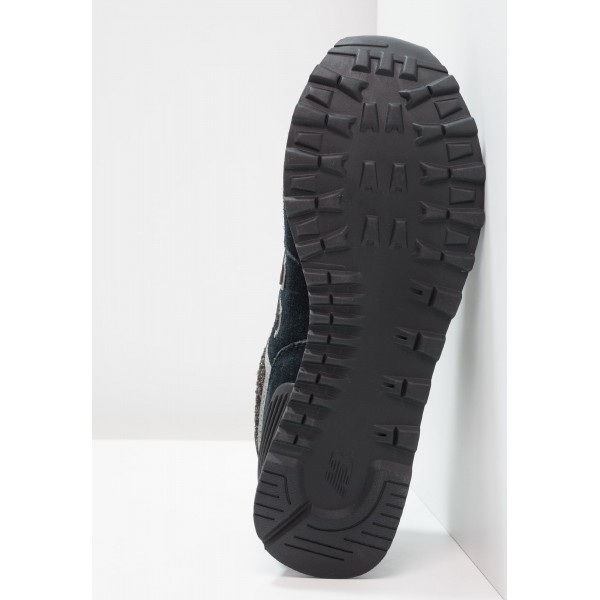 New Balance WL574 Low Laufschuhe für Damen - Schwarz/Wolf grau/Weiß