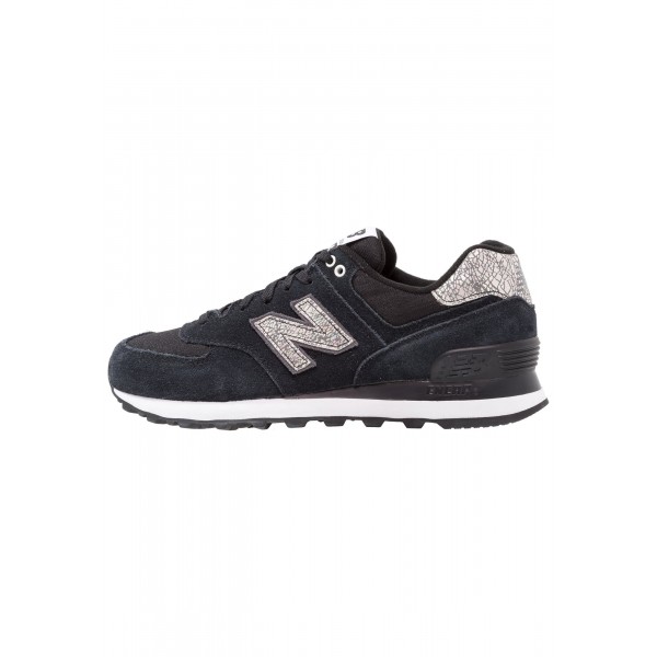 New Balance WL574 Damenschuhe zum Laufen- Sneaker low - schwarz/Weiß