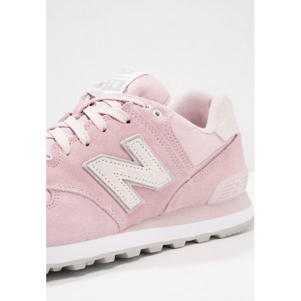 New Balance WL574 low damen sportschuhe - nude/Bloßes Rosa/Weiß
