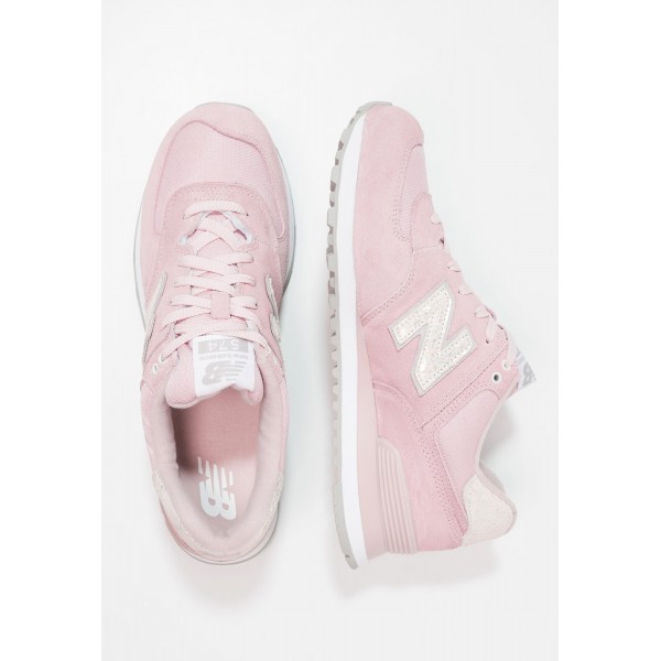 New Balance WL574 low damen sportschuhe - nude/Bloßes Rosa/Weiß