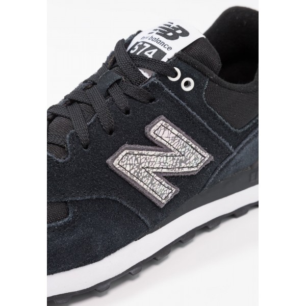 New Balance WL574 Damenschuhe zum Laufen- Sneaker low - schwarz/Weiß
