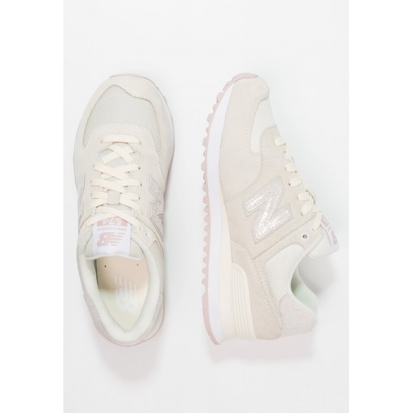 Damen New Balance WL574 Low Sportschuhe - offwhite/weiß Pearl Rare