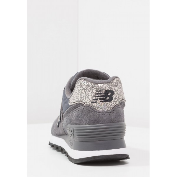 New Balance WL574 Sneaker Low für Frauen dunkelgrau/tiefes marineblau Weiß schwarz