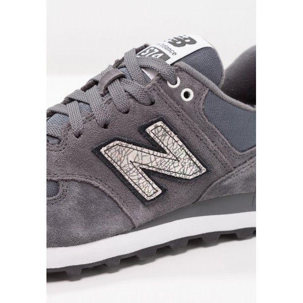 New Balance WL574 Sneaker Low für Frauen dunkelgrau/tiefes marineblau Weiß schwarz