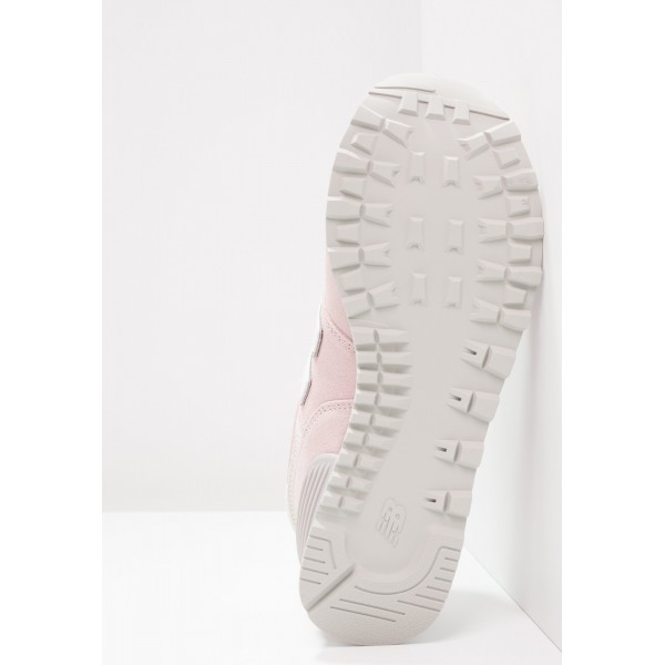 Neu Damen Sportschuhe low - New Balance WL574 - Hellrosa Grau und Weiß