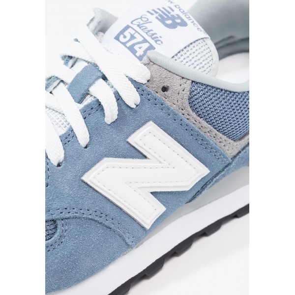 Damen New Balance WL574 sneaker Low - Hellblau Grau Weiß Schwarz