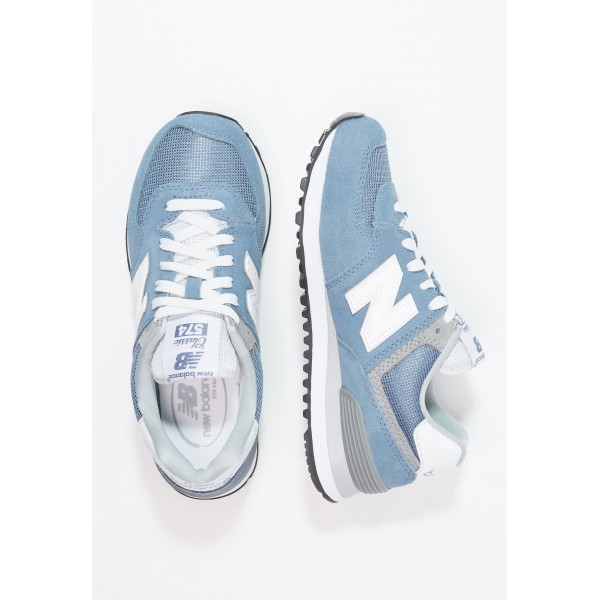 Damen New Balance WL574 sneaker Low - Hellblau Grau Weiß Schwarz