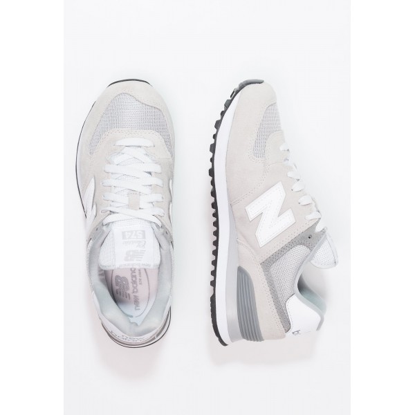 New Balance WL574 Sneaker low für Frauen - Hellgrau/Weiß/Schwarz