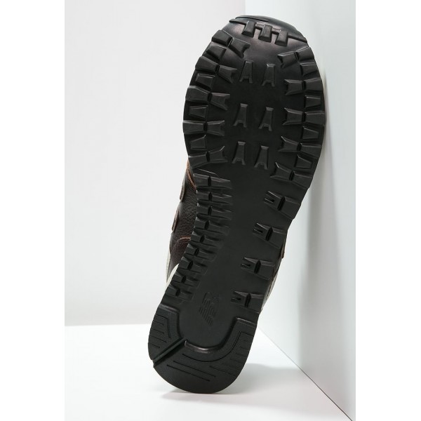 New Balance WL574 Leder Sneaker Low für Frauen - Braun/Weiß/Schwarz