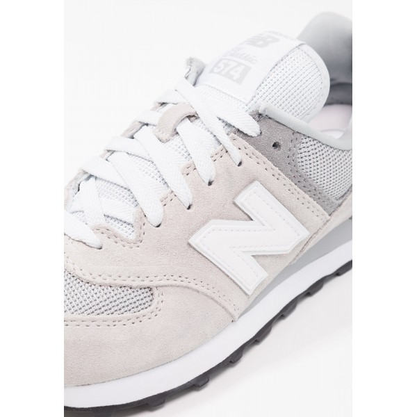 New Balance WL574 Sneaker low für Frauen - Hellgrau/Weiß/Schwarz