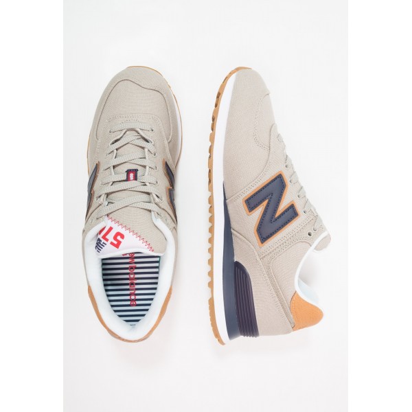 New Balance ML574 Laufschuhe für Frauen - Grau/dunkelbeige/braun/Dunkelblau/Weiß