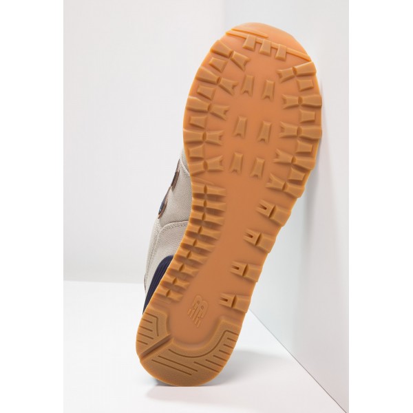 New Balance ML574 Laufschuhe für Frauen - Grau/dunkelbeige/braun/Dunkelblau/Weiß