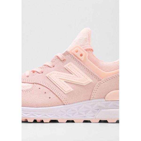 New Balance WS574 - Sunrise Glow/Hellpink/Weiß Schuhe für Damen zum Laufen