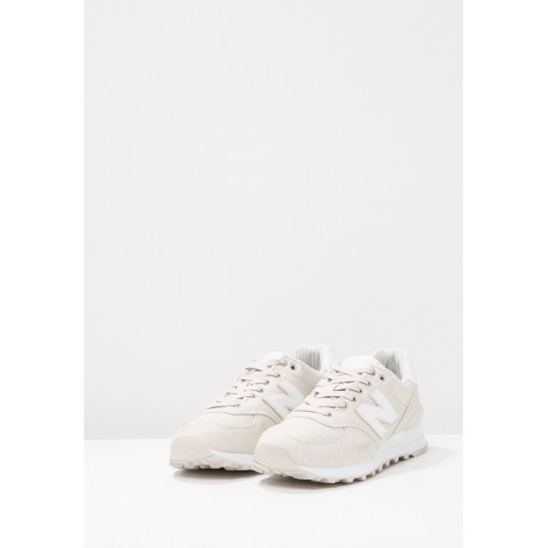 Lufschuhe Frauen New Balance WL574 - Moonbeam/Beige/Hellgrau Weiß
