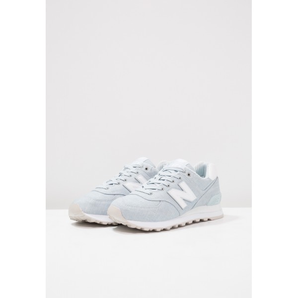 New Balance WL574 - Damenschuhe Low für Sport - light porcelain blue/Hellblau/Weiß