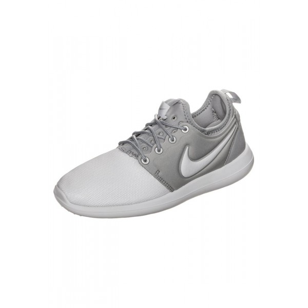 Damen Nike Footwear Für Sport ROSHE TWO - Laufschuhe Low - Wolf Grau/Weiß