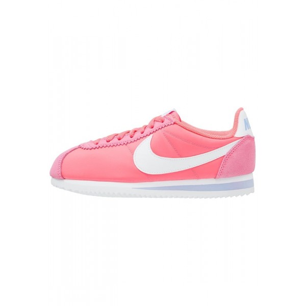 Damen Nike Footwear Für Sport CLASSIC CORTEZ NYLON - Trainingsschuhe Low - Racer Pink/Hot Pink/Weiß