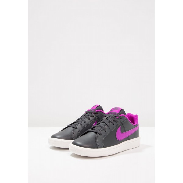 Damen Nike Footwear Für Sport COURT ROYALE (GS) - Laufschuhe Low - Anthracite Weiß/Hyper Violet/Weiß