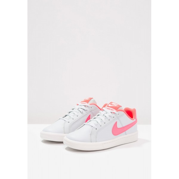Damen Nike Footwear Für Sport COURT ROYALE (GS) - Schuhe Low - Cool Grau/Hot Punch/Track Rot/Weiß
