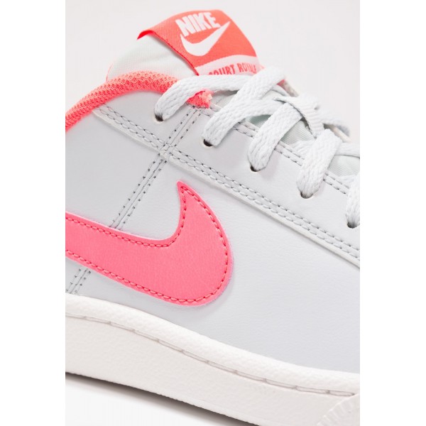 Damen Nike Footwear Für Sport COURT ROYALE (GS) - Schuhe Low - Cool Grau/Hot Punch/Track Rot/Weiß