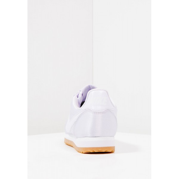 Damen Nike Footwear Für Sport CLASSIC CORTEZ SATIN QS - Laufschuhe Low - Barely Grape/Weiß