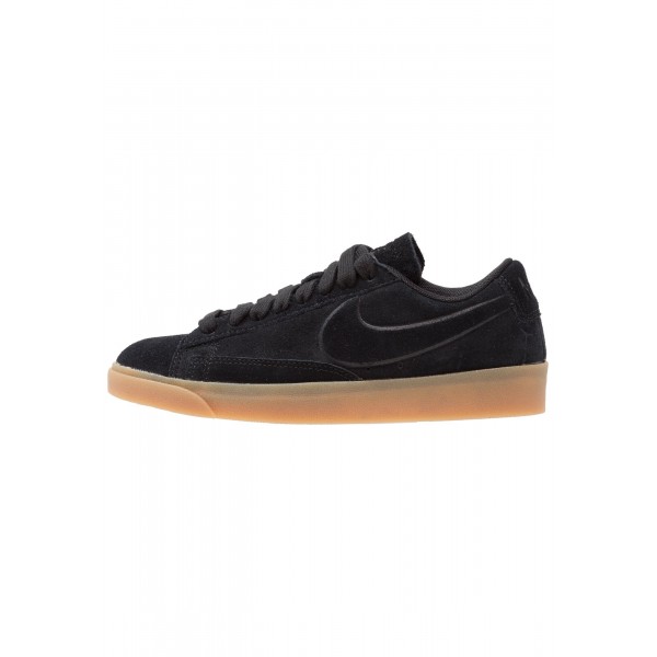 Damen Nike Footwear Für Sport BLAZER Low - Schuhe Low - Dunkel Schwarz/Hellbraun