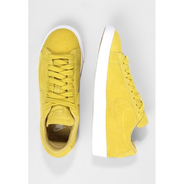 Damen Nike Footwear Für Sport BLAZER Low - Schuhe Low - Electro Lime Gelb/Weiß