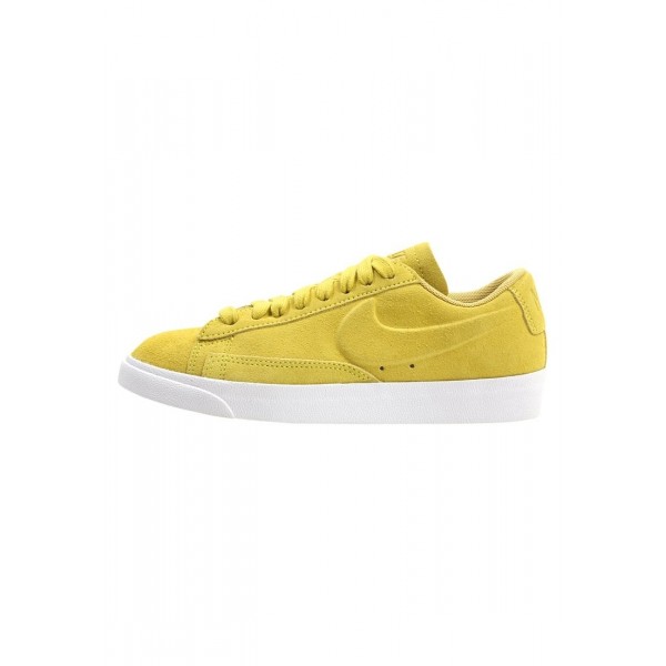 Damen Nike Footwear Für Sport BLAZER Low - Schuhe Low - Electro Lime Gelb/Weiß