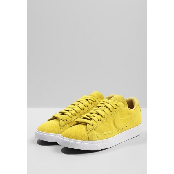 Damen Nike Footwear Für Sport BLAZER Low - Schuhe Low - Electro Lime Gelb/Weiß