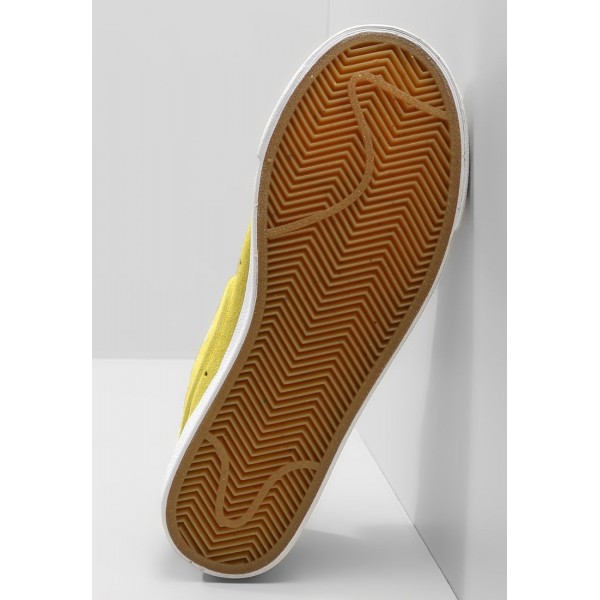 Damen Nike Footwear Für Sport BLAZER Low - Schuhe Low - Electro Lime Gelb/Weiß