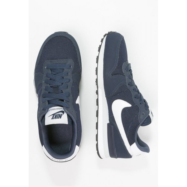 Damen Nike Footwear Für Sport INTERNATIONALIST - Schuhe Low - Obsidian Schwarz/Dunkelmarine/Weiß
