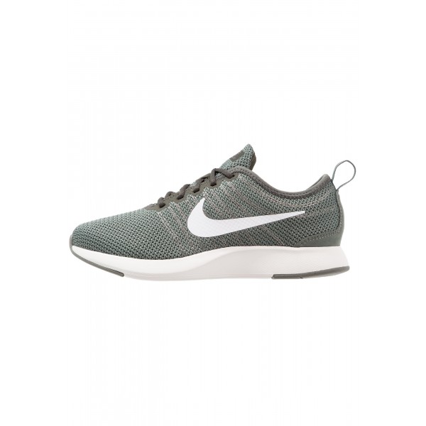 Damen Nike Footwear Für Sport DUALTONE RACER (GS) - Sportschuhe Low - River Rock/Weiß/Anthrazit Grau/Hot Punch