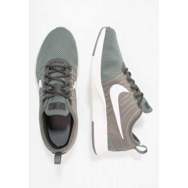 Damen Nike Footwear Für Sport DUALTONE RACER (GS) - Sportschuhe Low - River Rock/Weiß/Anthrazit Grau/Hot Punch