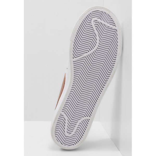 Damen Nike Footwear Für Sport BLAZER Low LE - Schuhe Low - Weiß/Metallic Silber