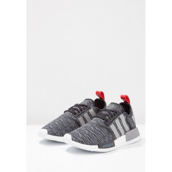 Damen / Herren Adidas Originals NMD_R1 - Schuhe Low - Anthrazit Schwarz/Core Black/Hell Schiefergrau