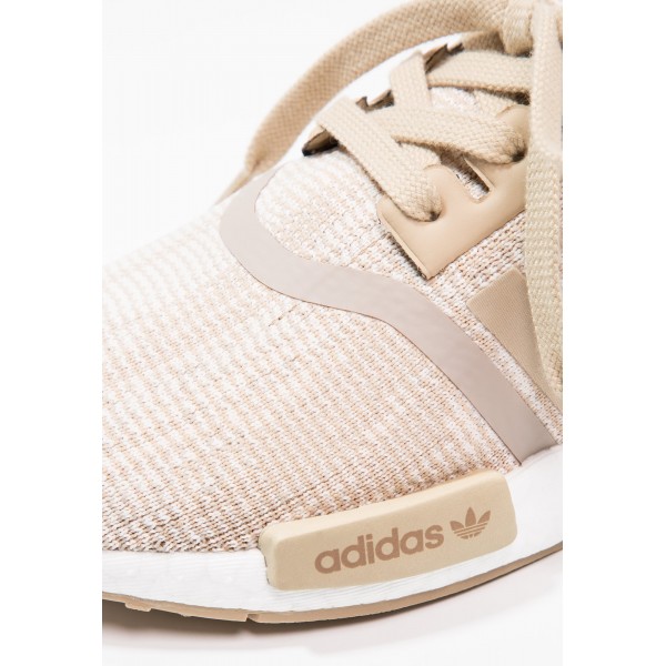 Damen / Herren Adidas Originals NMD_R1 PK - Schuhe Low - Linen Khaki/Floral Weiß