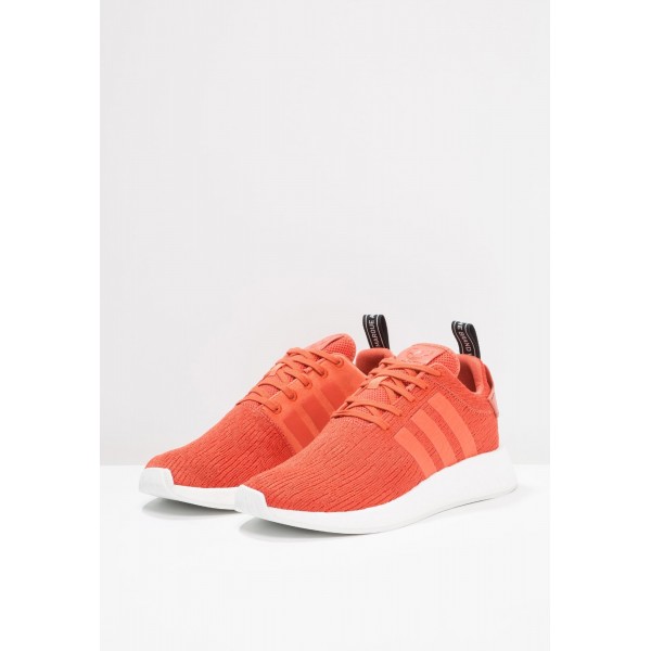 Damen / Herren Adidas Originals NMD_R2 - Laufschuhe Low - Vermilionrot/Hell Orange Rot