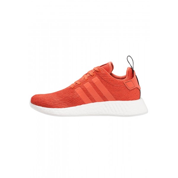 Damen / Herren Adidas Originals NMD_R2 - Laufschuhe Low - Vermilionrot/Hell Orange Rot