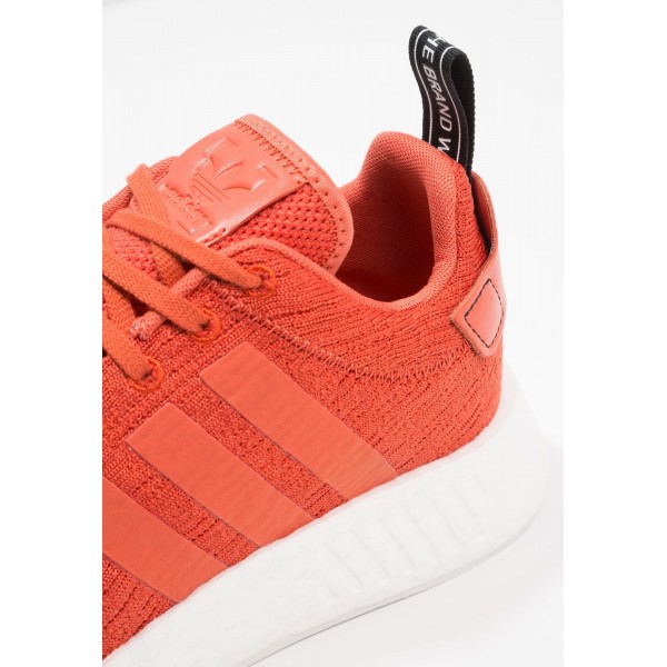 Damen / Herren Adidas Originals NMD_R2 - Laufschuhe Low - Vermilionrot/Hell Orange Rot