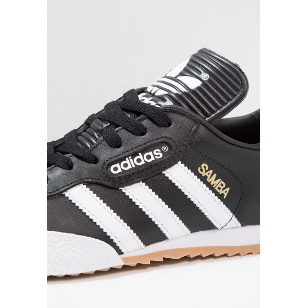 Damen / Herren Adidas Originals SAMBA SUPER - Laufschuhe Low - Obsidian Schwarz/Weiß/Footwear Weiß