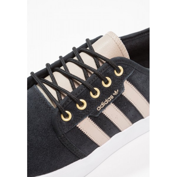 Damen / Herren Adidas Originals SEELEY - Schuhe Low - Core Black/Trace Khaki/Beige/Weiß