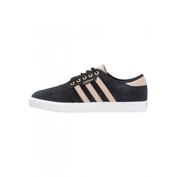 Damen / Herren Adidas Originals SEELEY - Schuhe Low - Core Black/Trace Khaki/Beige/Weiß