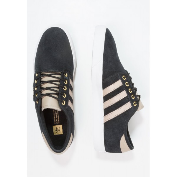 Damen / Herren Adidas Originals SEELEY - Schuhe Low - Core Black/Trace Khaki/Beige/Weiß