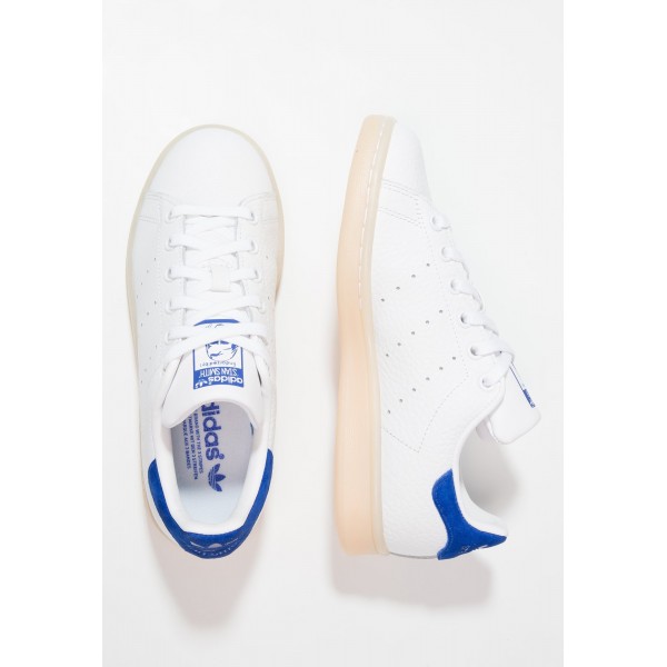 Damen / Herren Adidas Originals STAN SMITH - Fitnessschuhe Low - Weiß/Footwear Weiß/Kobaltblau