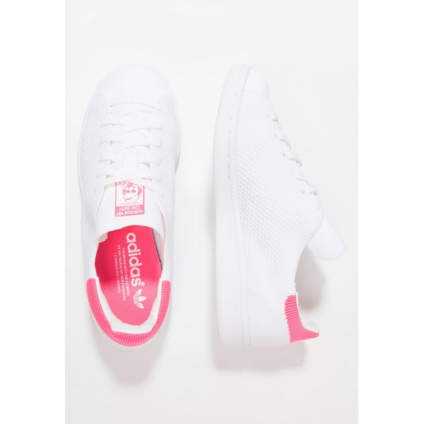 Damen / Herren Adidas Originals STAN SMITH PK - Sportschuhe Low - Weiß/Footwear Weiß/Rose Pink