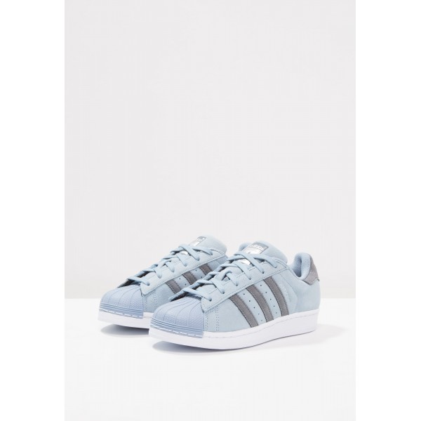 Damen / Herren Adidas Originals SUPERSTAR - Trainingsschuhe Low - Tactile Blau/Hellblau/Dunkelgrau