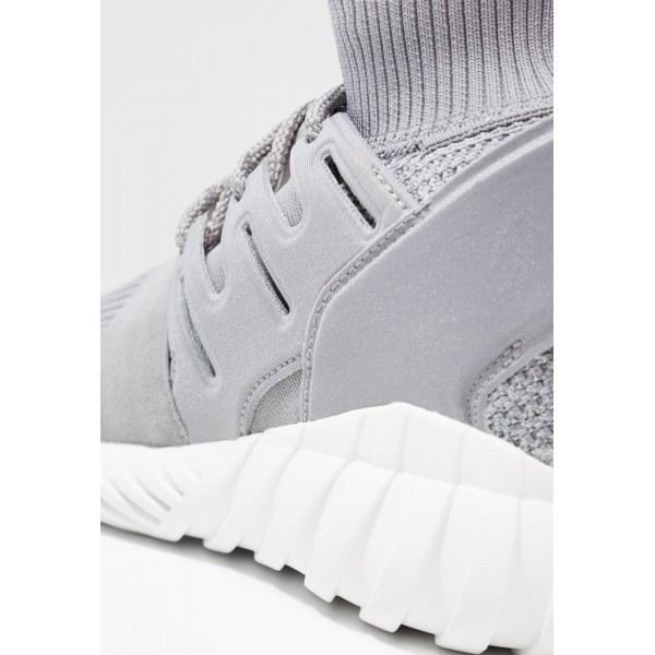 Damen / Herren Adidas Originals TUBULAR DOOM PK - Laufschuhe Hoch - Hellgrau/Rauchweiß