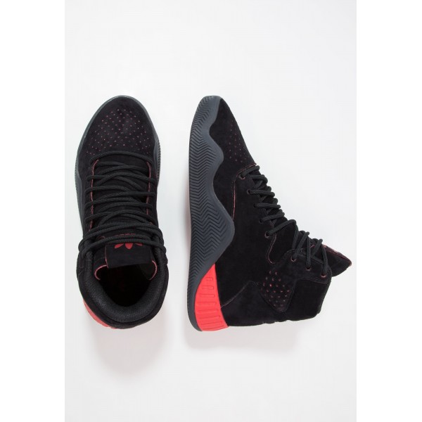 Damen / Herren Adidas Originals TUBULAR INSTINCT - Freizeitschuhe Hoch - Anthrazit Schwarz/Core Black/Scharlachrot/Hochrot