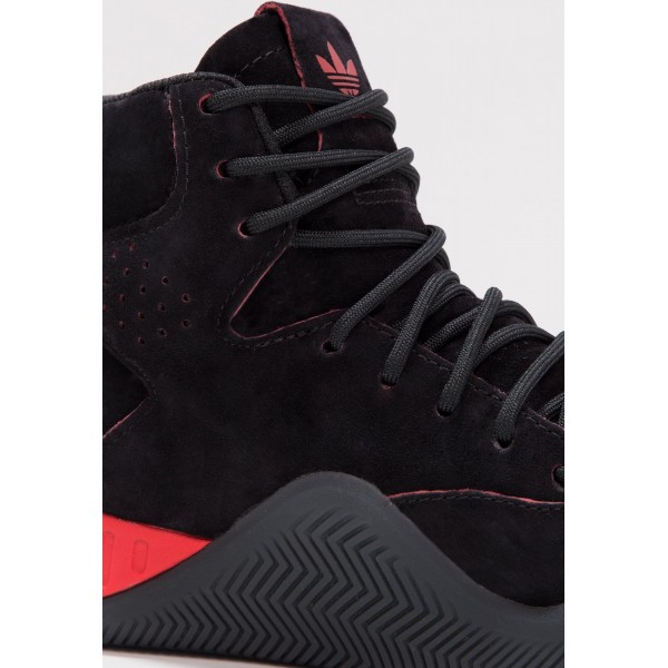 Damen / Herren Adidas Originals TUBULAR INSTINCT - Freizeitschuhe Hoch - Anthrazit Schwarz/Core Black/Scharlachrot/Hochrot